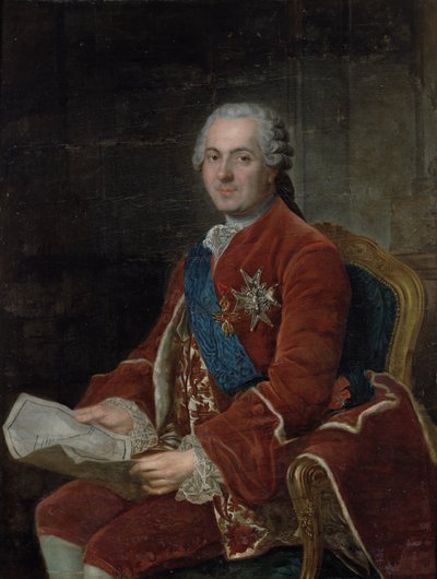 Portrait of Louis, Dauphin of France by Anne Baptiste Nivelon